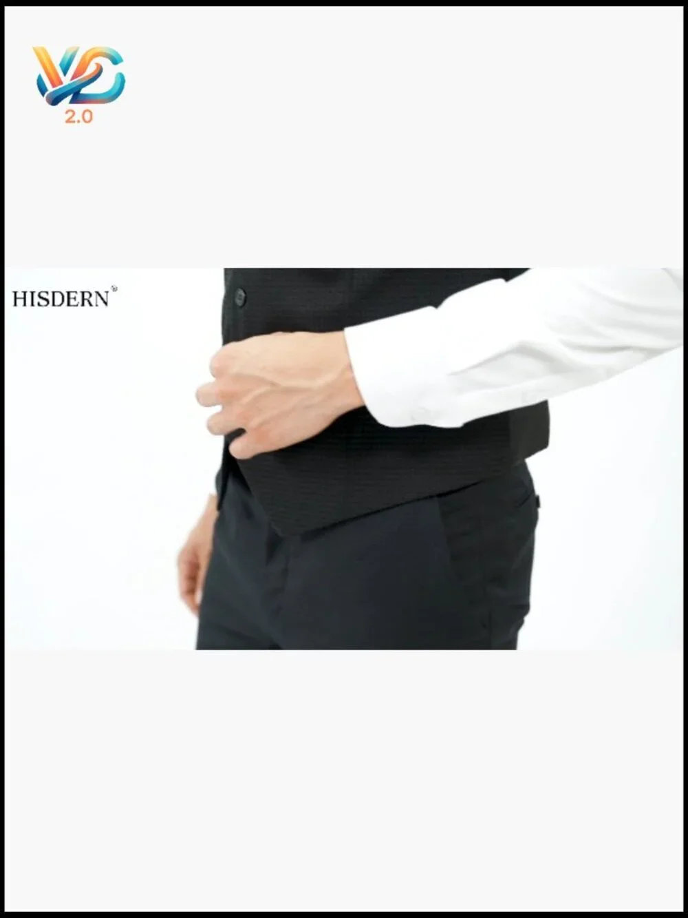 Men's Slim Fit Suit Vest Waistcoat with 3 Pockets for Business Wedding Prom